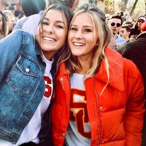 Lovers and Friends Candy Red Cropped Puffer Jacket